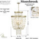 Stonybrook 5 Light 24 inch Havana Gold Pendant Ceiling Light